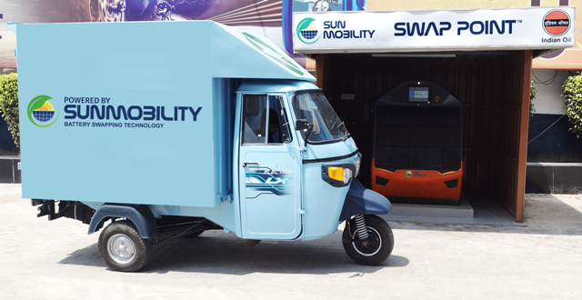 SUN Mobility expands its battery swapping operations to Maharashtra